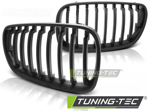 Upgrade Sportgrill Nieren für BMW X3 E83 Facelift 06-10 matt schwarz